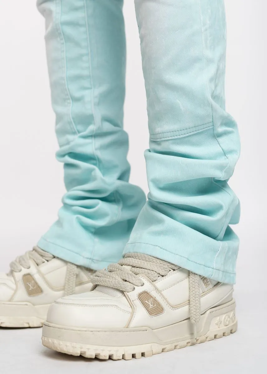 GUAPI VELVET TIFFANY CARPENTER STACKED DENIM