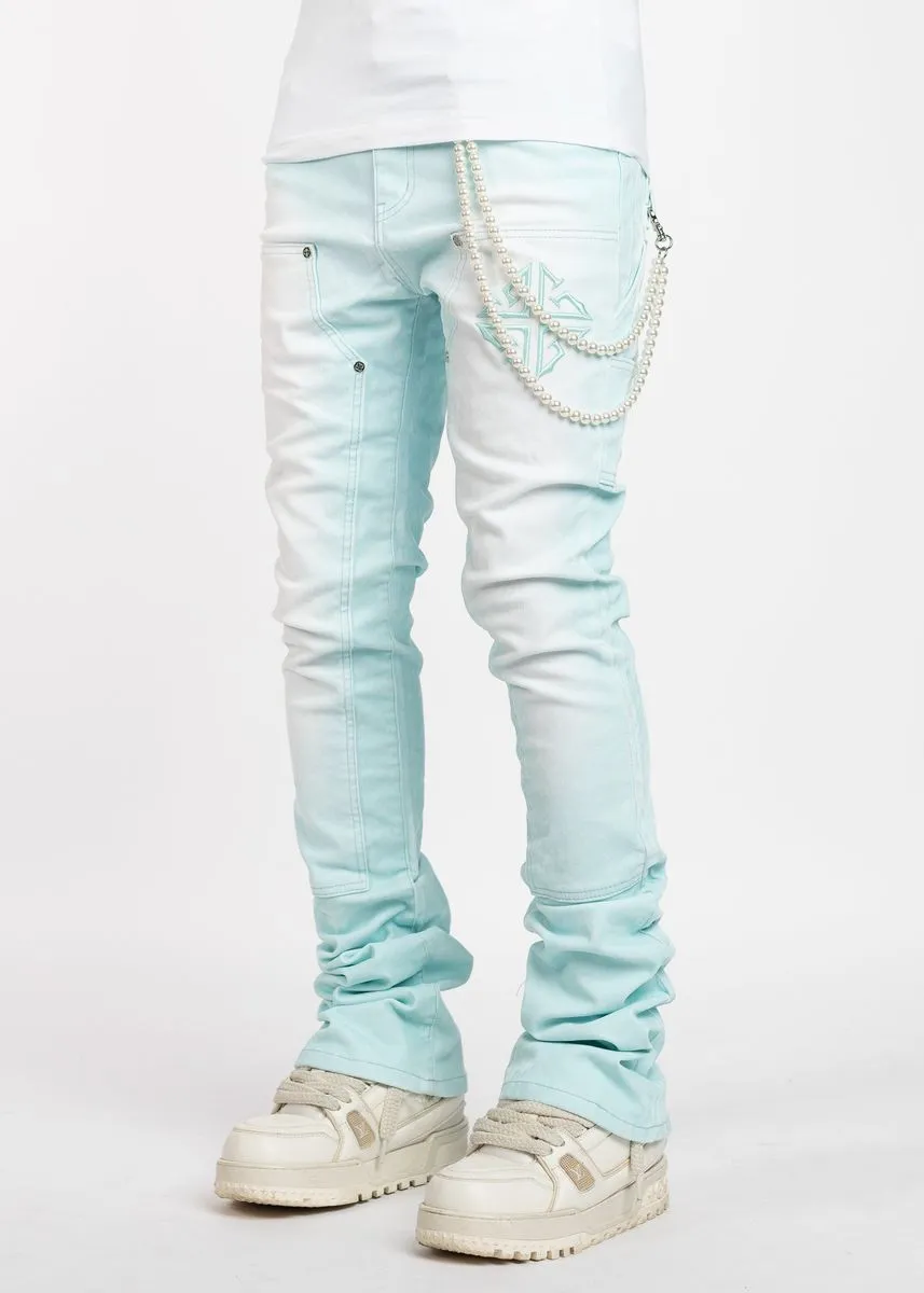 GUAPI VELVET TIFFANY CARPENTER STACKED DENIM