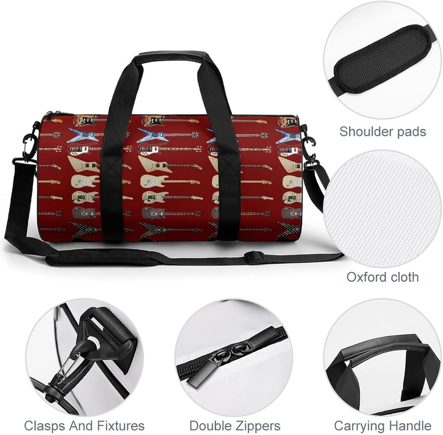 GUIT ARS Large Capacity Portable Cylindrical Fitness Bag