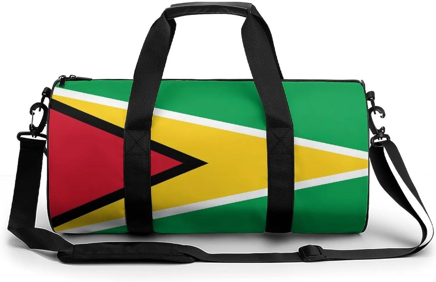 Guyana Flag Waterproof Gym Bag for Travel Dry Wet Separation for Beach Yoga Weekender