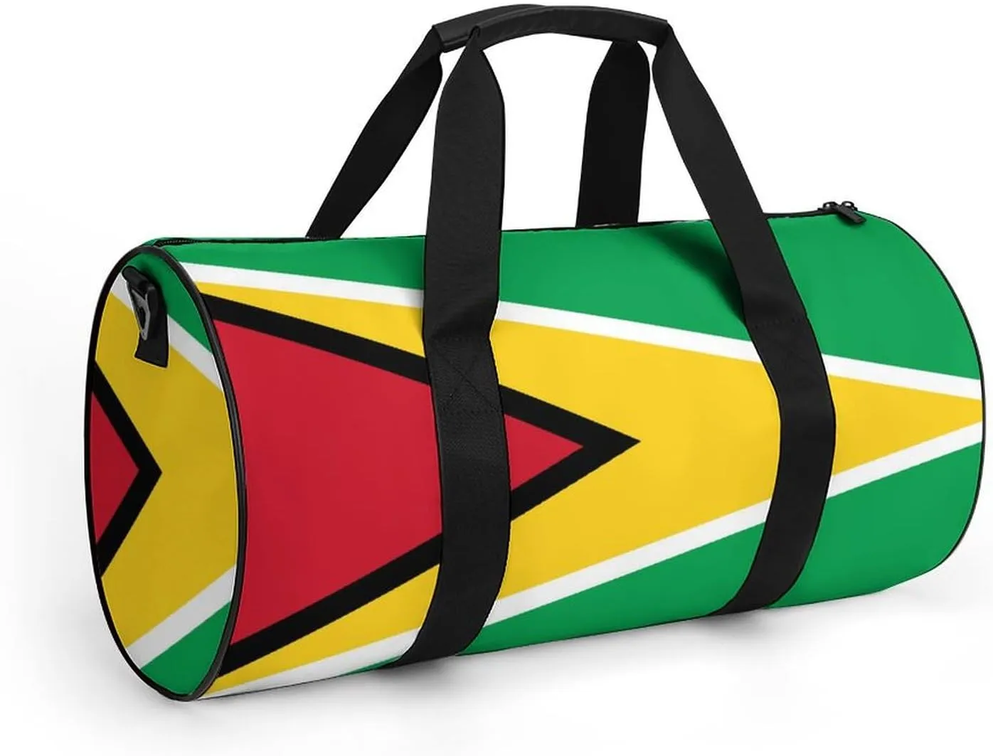 Guyana Flag Waterproof Gym Bag for Travel Dry Wet Separation for Beach Yoga Weekender