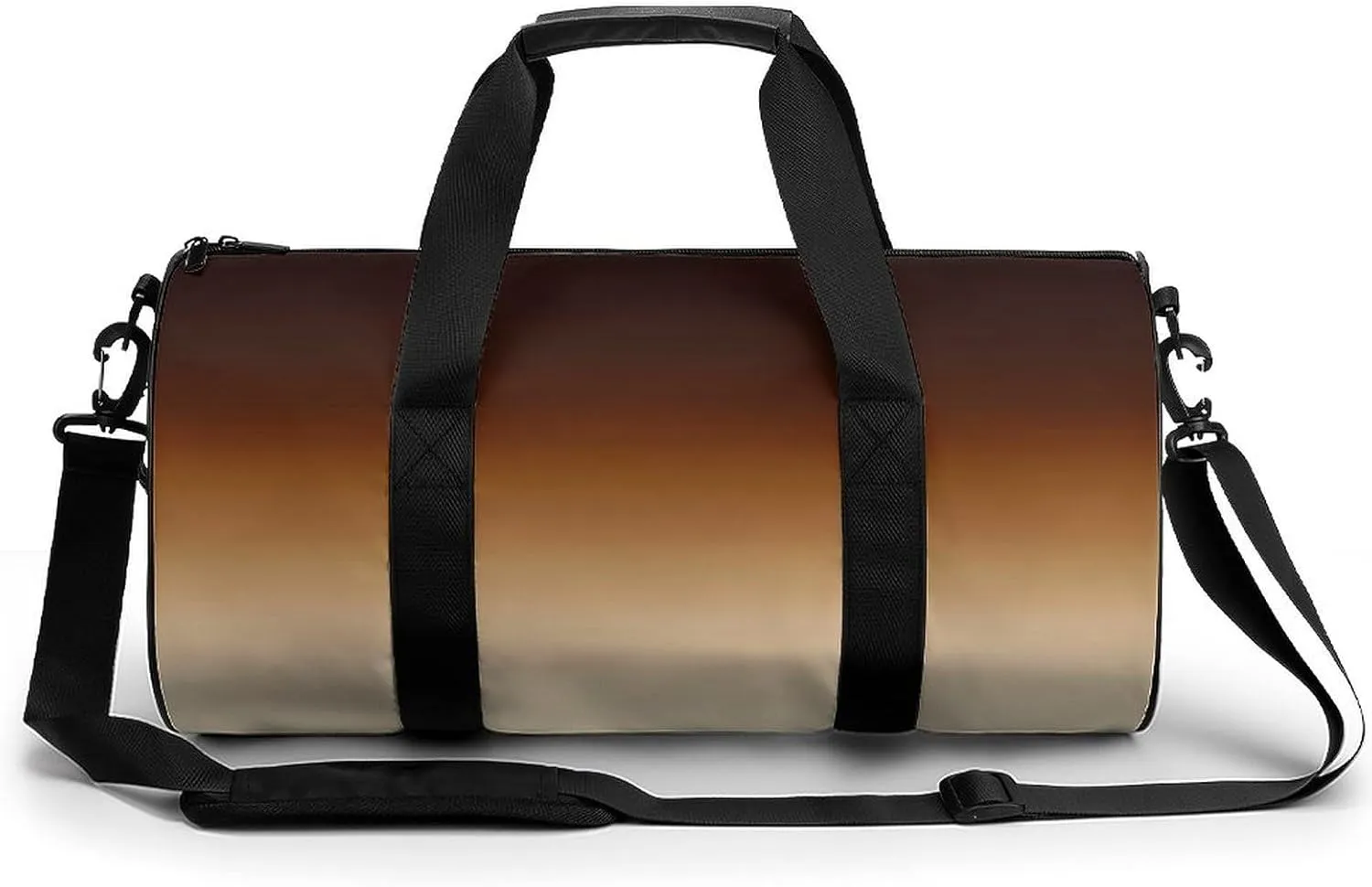 Gym Bag 17in for Men Women, Waterproof Foldable Sports Organizer, Durable Workout Travel Duffle Bag, Warm Horizon Glow-1603