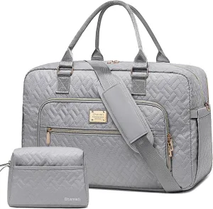 Gym Bag for Women,Travel Duffle Bag for Women,Weekender Overnight Bag with Wet Pocket,Carry On Bag with Toiletry Bag