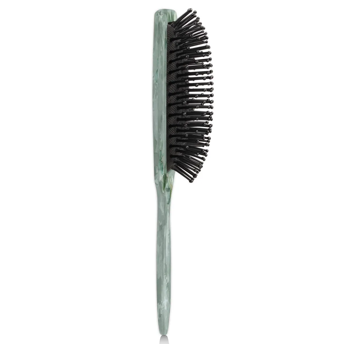 Hair Brush, Eucalyptus Leaves Curly Brush, All Hair Types, Ultra-Soft Bristles Glide Through Tangles with Ease, Curly Dry Wet Hair Comb for Men Women, Green Leaves