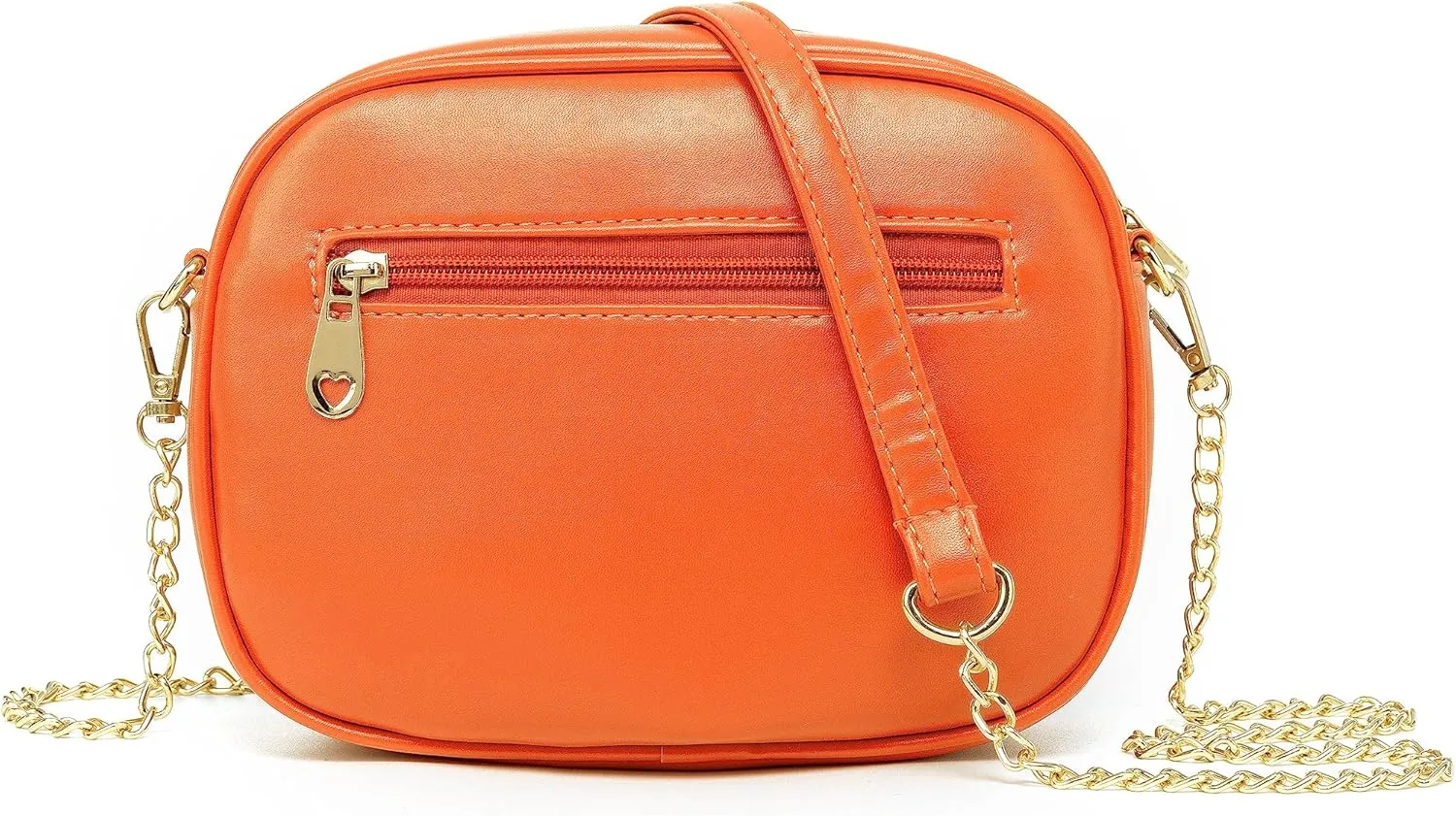 Hanbella Cross body Clutch Purses for Women & Teens - Cute Small Quilted Leather Shoulder Bag with Gold Chain for Girls