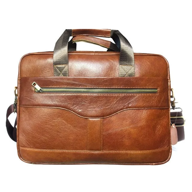 Handbags Genuine AETOO bag Travel laptop real Trusted reviews Crossbody brown Men business leather leather Bag briefcase Leather Great value Men's Cowhide