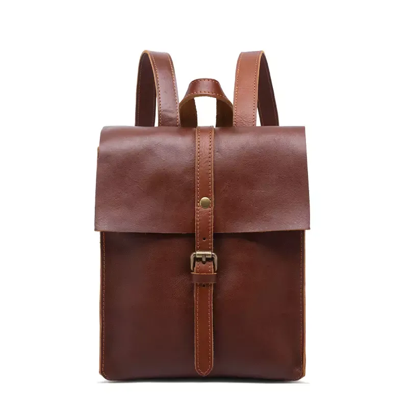 Handcrafted Anti-Theft Canvas Leather Backpack for Men & Women Adventure