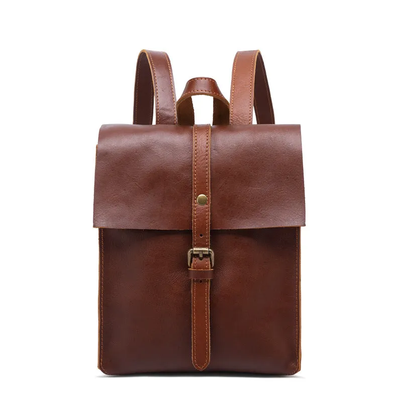 Handcrafted Anti-Theft Canvas Leather Backpack for Men & Women Adventure