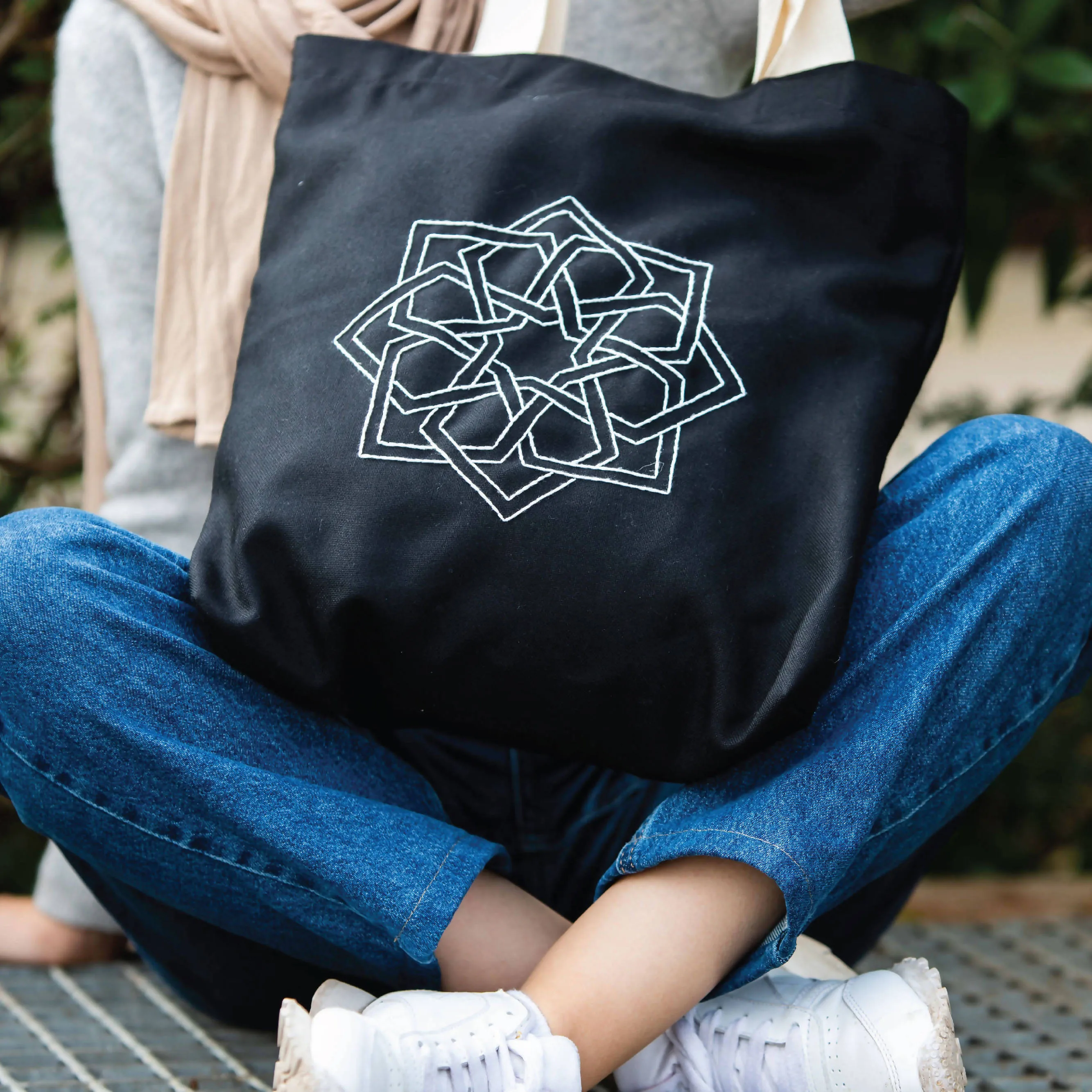 Handmade Totebag ARABIC GEO