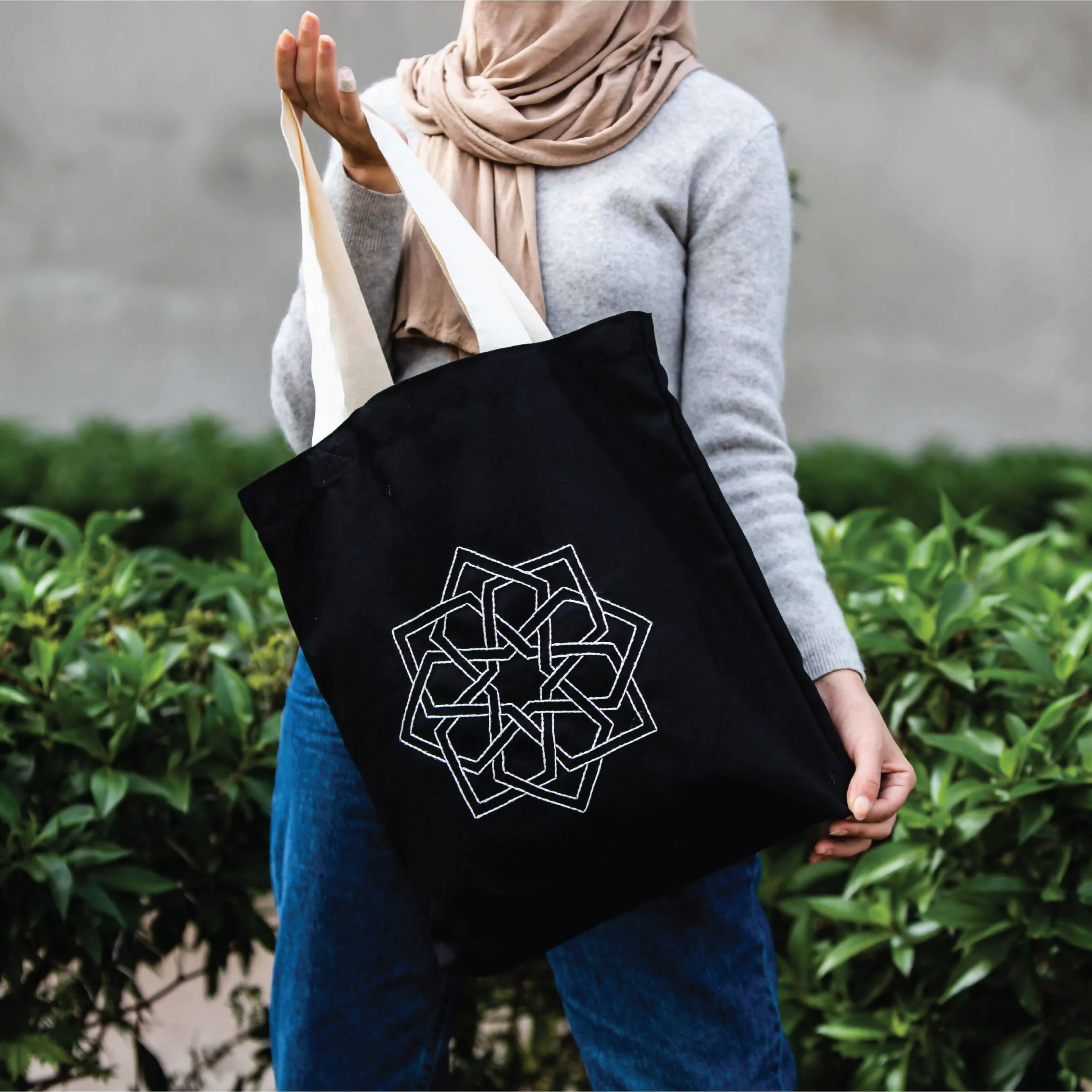 Handmade Totebag ARABIC GEO