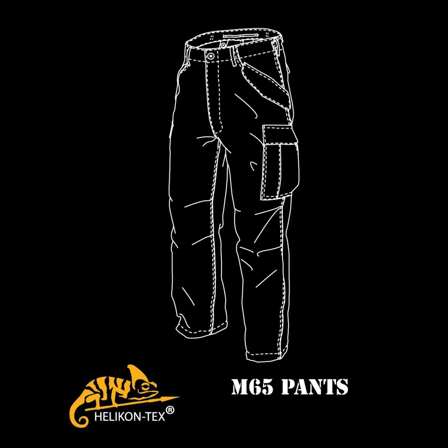 Helikon M65 Combat Trousers Black