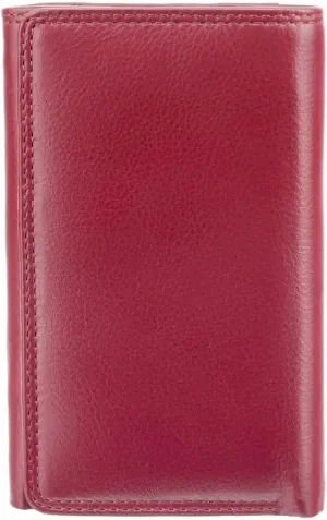 Heritage -32 Soft Leather Trifol Wallet (Red)
