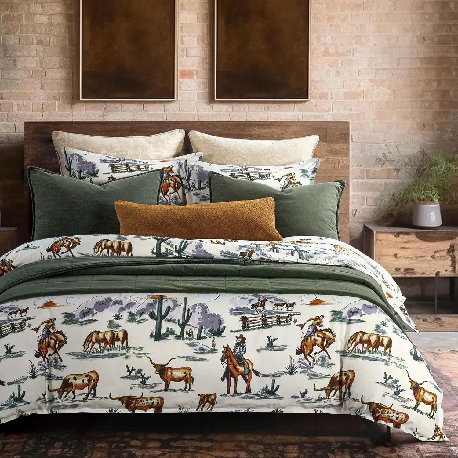 HiEnd Accents Stonewashed Cotton Canvas Coverlet, King Size, Duffle Bag Solid Color, Soft Lightweight Cotton Coverlet, Oversized Box Stitch Pattern, Classic Chic Casual Modern Rustic Bedspread
