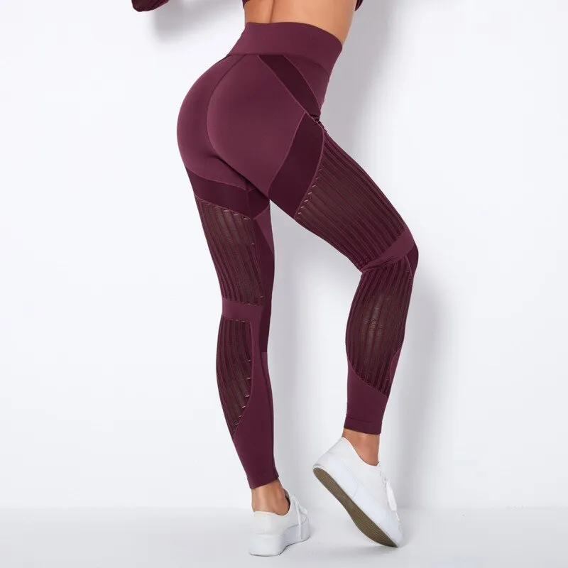 High Waist Mesh Breathable leggings