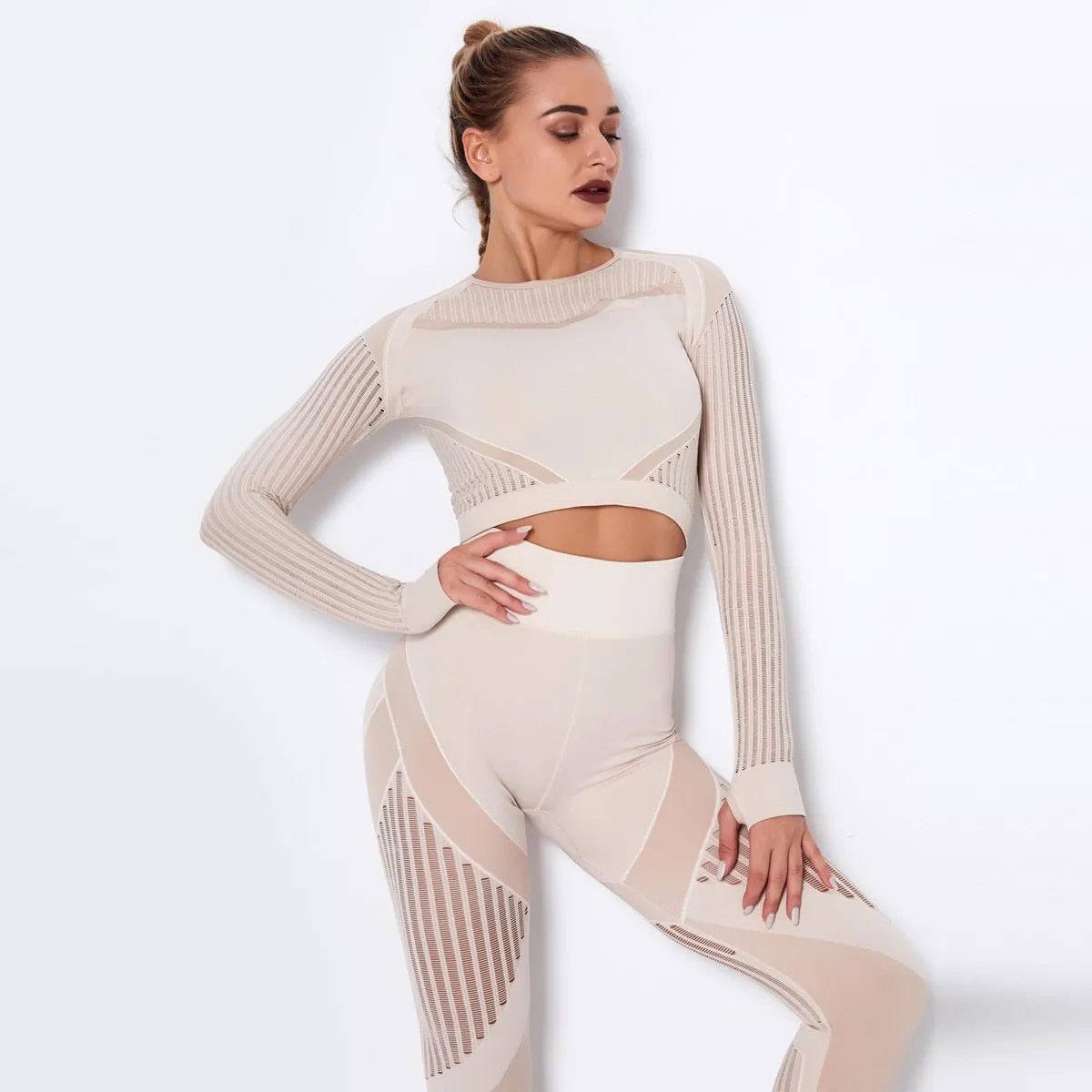 High Waist Mesh Breathable leggings