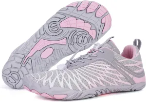 Hike Barefoot Shoes, Pro Barefoot Shoes Women Men Footwear, Athletic Hiking Minimalist Water Shoe Breathable Quick Dry Zero Drop Trail Running Shoe with Non-Slip Sole & Wide Toe Box