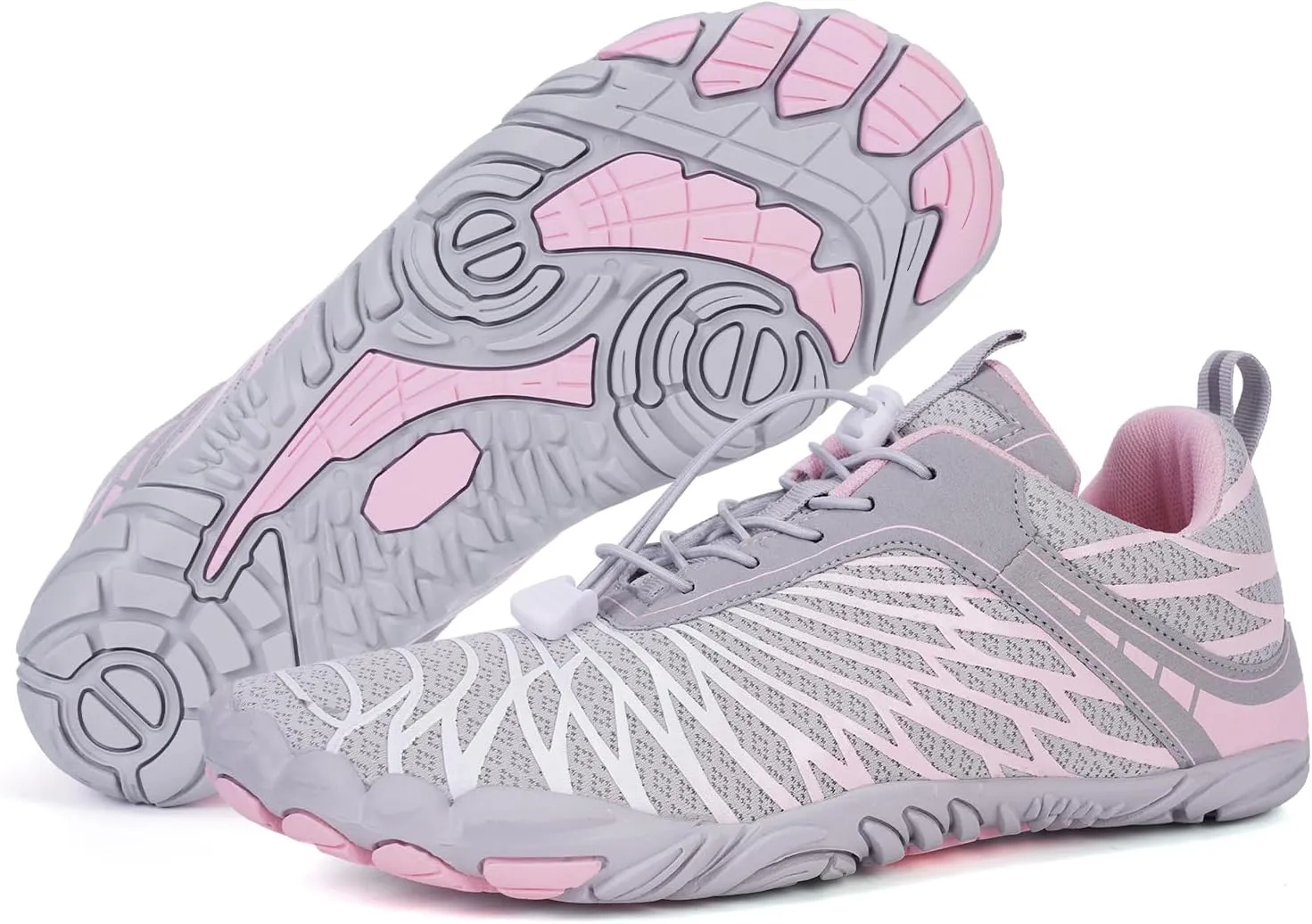 Hike Barefoot Shoes, Pro Barefoot Shoes Women Men Footwear, Athletic Hiking Minimalist Water Shoe Breathable Quick Dry Zero Drop Trail Running Shoe with Non-Slip Sole & Wide Toe Box