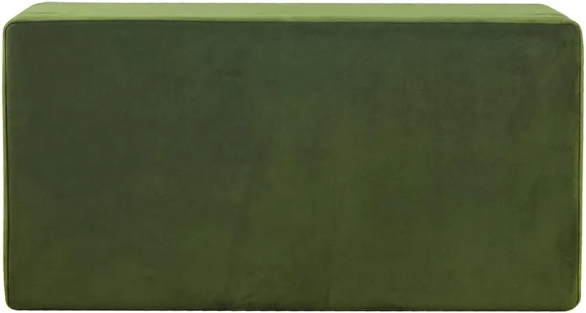 HomePop Upholstered Storage Bench with Metal Leg Home Décor|Bench with Storage for Living Room & Entryway - Blush Green