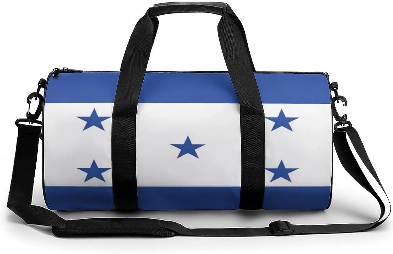 Honduras Flag Sports Duffel Bag for Men Women Dry Wet Separation Lightweight Tote