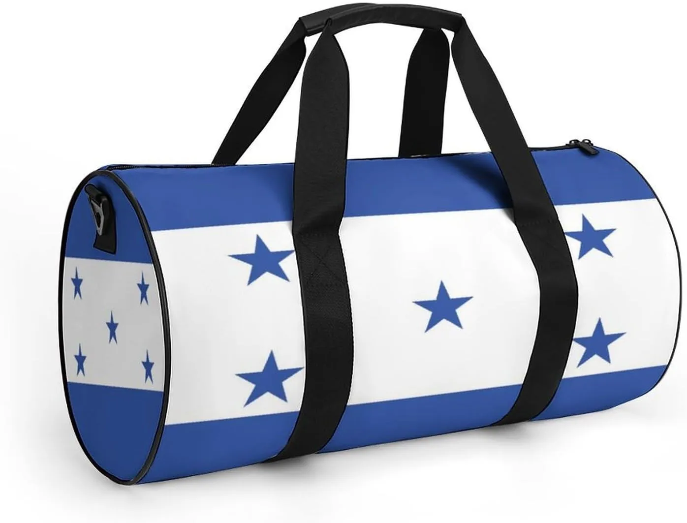 Honduras Flag Sports Duffel Bag for Men Women Dry Wet Separation Lightweight Tote