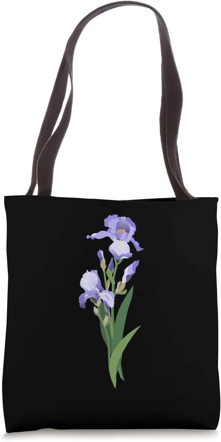 Horticulturist Iris Flower Planting Botanical Gardening Tote Bag