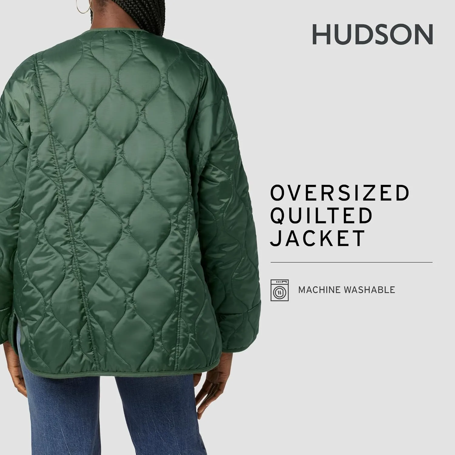 HUDSON Women's Oversized Quilted Liner