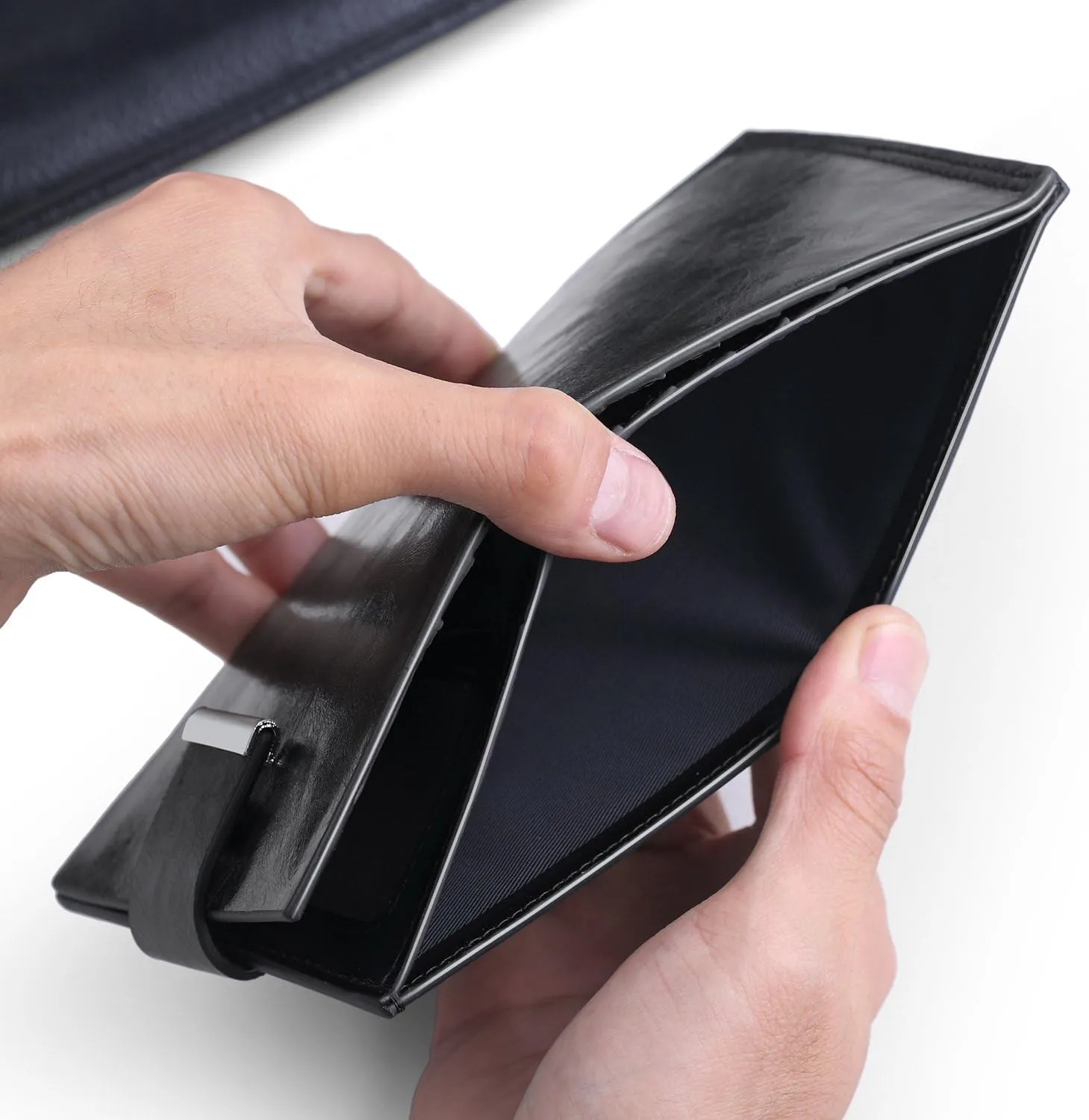 Huztencor Womens Leather Credit Card Holder Wallet RFID Blocking Wallet Women Card Case Purse