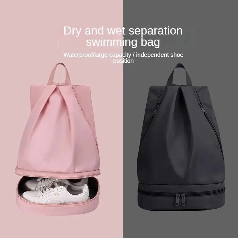 HydroGuard Gym Pro: Waterproof Wet-Dry Separation Bag with Shoe Compartment for Ultimate Fitness Enthusiasts