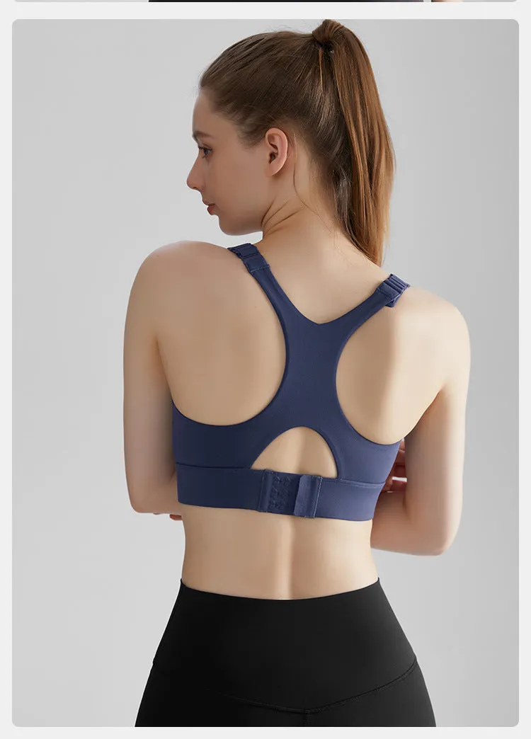 I YOGA Racerback High Impact Sports Bras With Sewn-in Pads