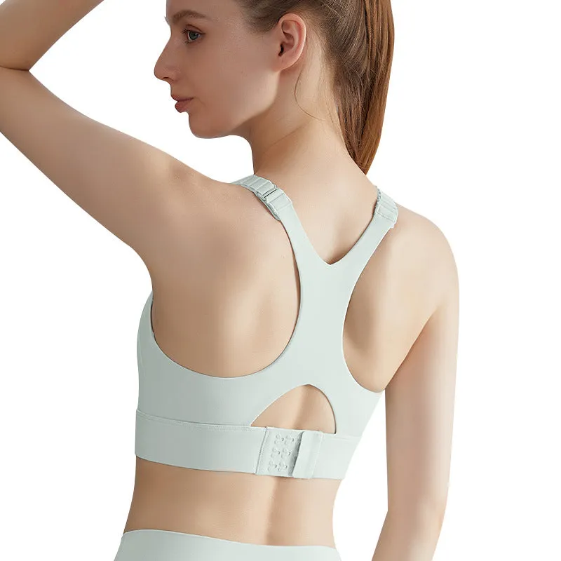 I YOGA Racerback High Impact Sports Bras With Sewn-in Pads