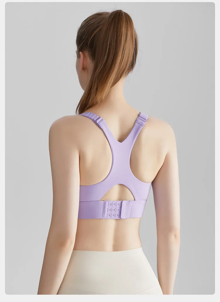 I YOGA Racerback High Impact Sports Bras With Sewn-in Pads