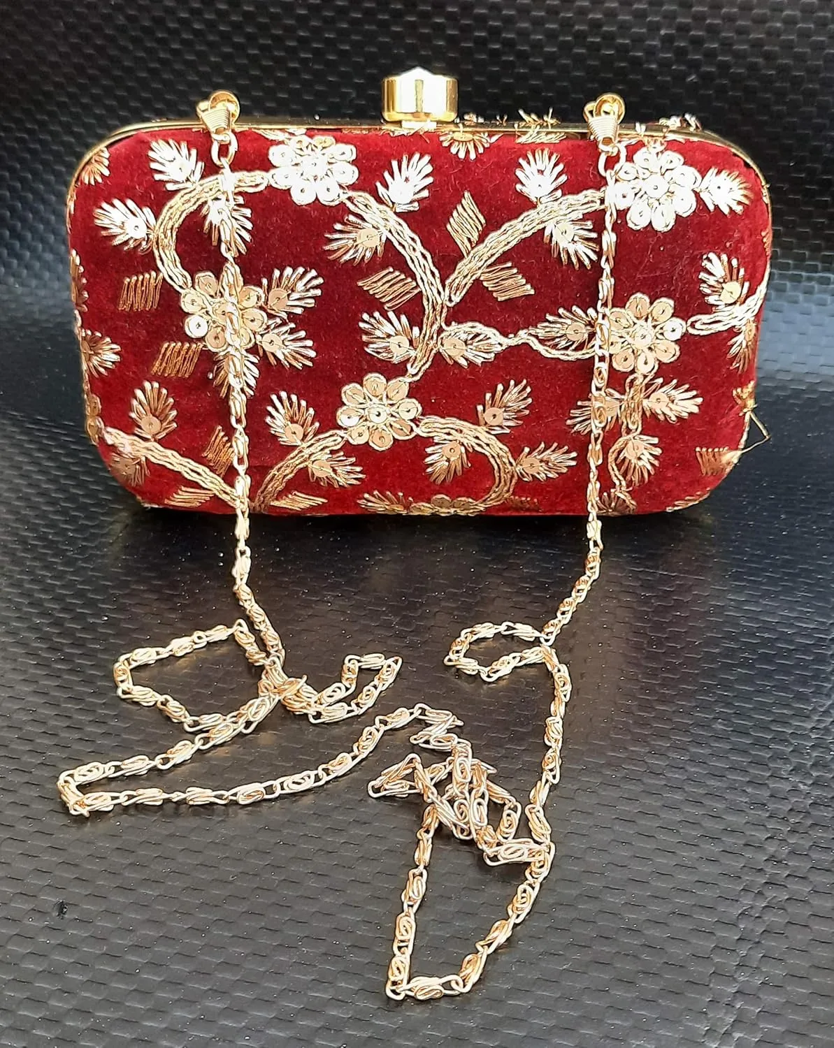 IGH Luxurious Indian Velvet Clutches for Women Ideal Wedding Favors, Unique Wedding Gifts, Christmas Party Gifts, Return Gift