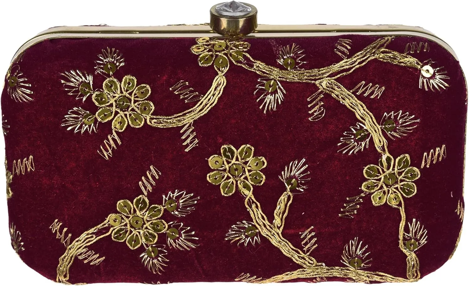 IGH Luxurious Indian Velvet Clutches for Women Ideal Wedding Favors, Unique Wedding Gifts, Christmas Party Gifts, Return Gift