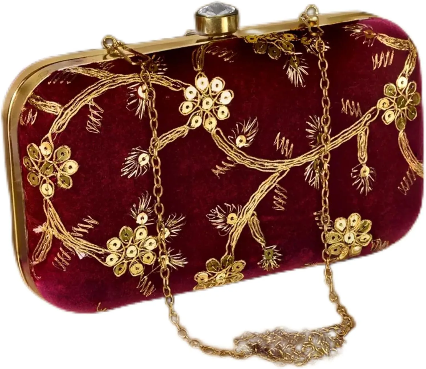 IGH Luxurious Indian Velvet Clutches for Women Ideal Wedding Favors, Unique Wedding Gifts, Christmas Party Gifts, Return Gift