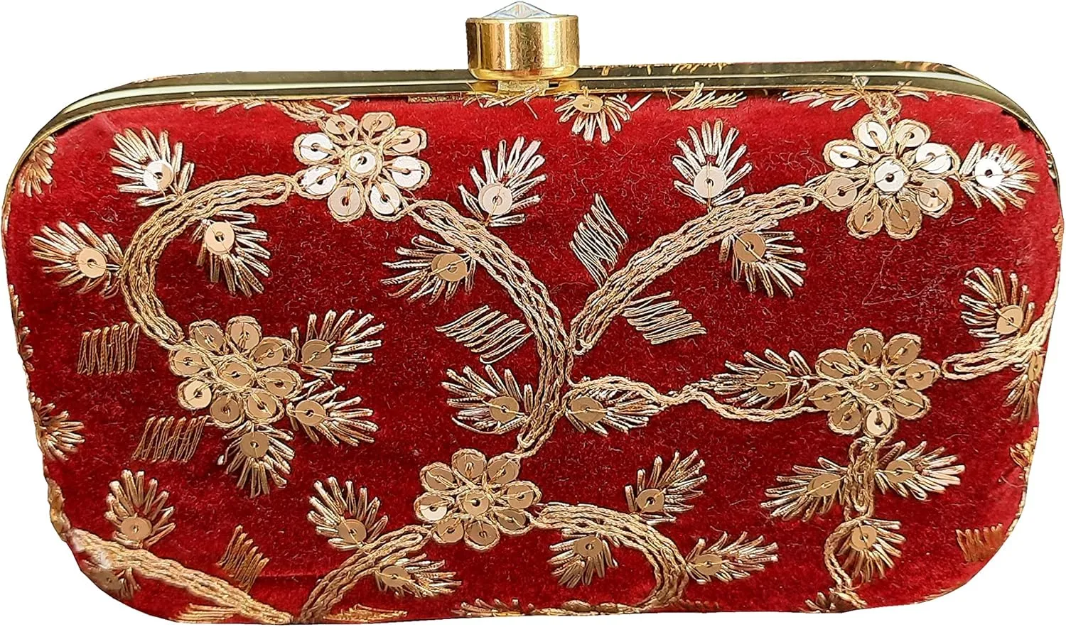 IGH Luxurious Indian Velvet Clutches for Women Ideal Wedding Favors, Unique Wedding Gifts, Christmas Party Gifts, Return Gift