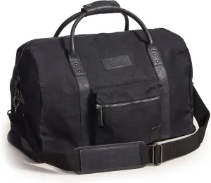 Indian Motorcycle Waxed Canvas Duffle Bag, Black