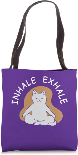 Inhale Exhale Tote Bag