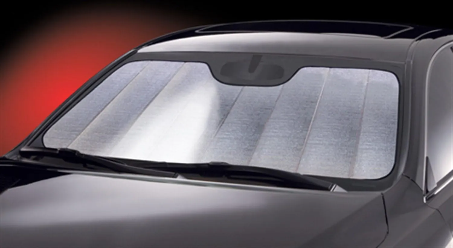 Intro-Tech CH-38 Custom Fit Windshield Sunshade for Select Chevrolet Malibu Models, Silver