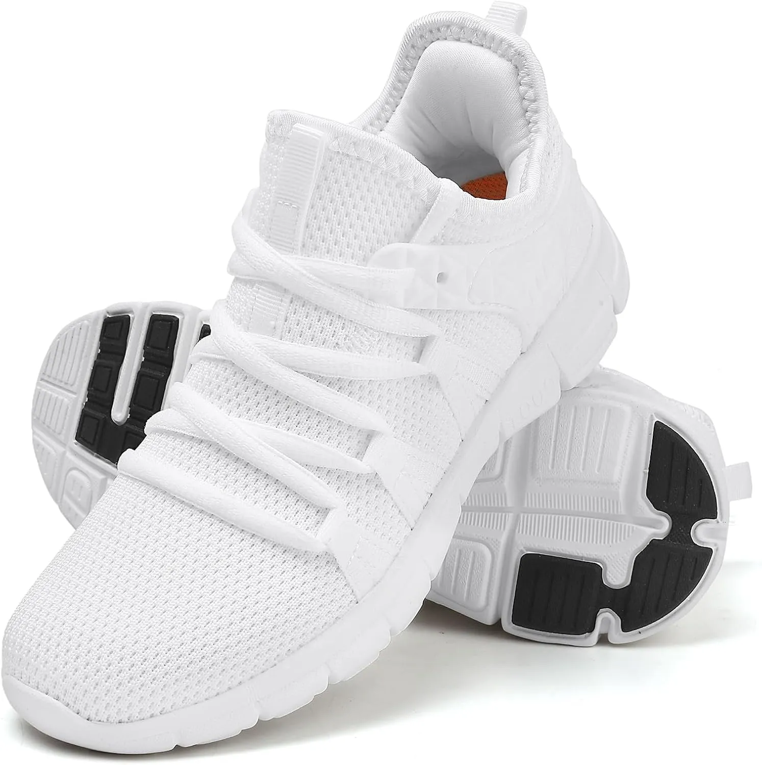 INZCOU Running Shoes Lightweight Tennis Shoes Non Slip Gym Workout Shoes Breathable Mesh Walking Sneakers