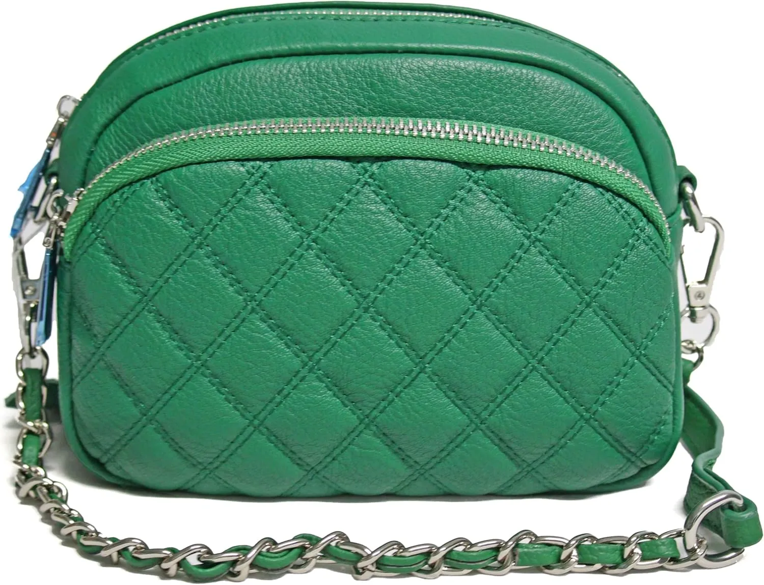 JELOUS Quilted mini handbag Crossbody shoulder bag for women with chain strap