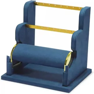 Jewelry Rack Earring Display Holder, Velvet Jewelry Display Stand, Detachable Bracelet Display Organizer Stand, Jewelry Holder for Watch Display Jewelry Holder (Color : E