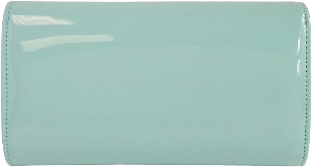 JNB Faux Patent Leather Glossy Candy Clutch