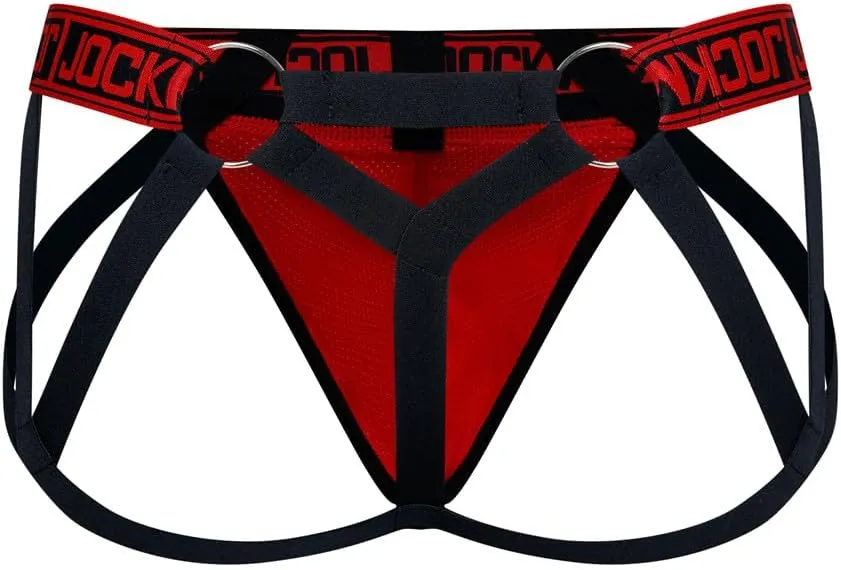 JOCKMAIL Mesh Breathable Jockstrap Athletic Supporters for Men Jock Strap Male Underwear