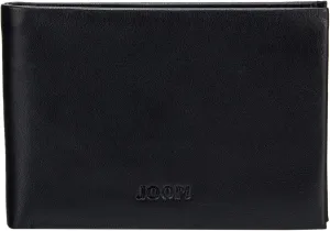 JOOP! Cartera para hombre, cuero genuino, Pero Nestor Billfold H2 11x7,5x1cm - Negro