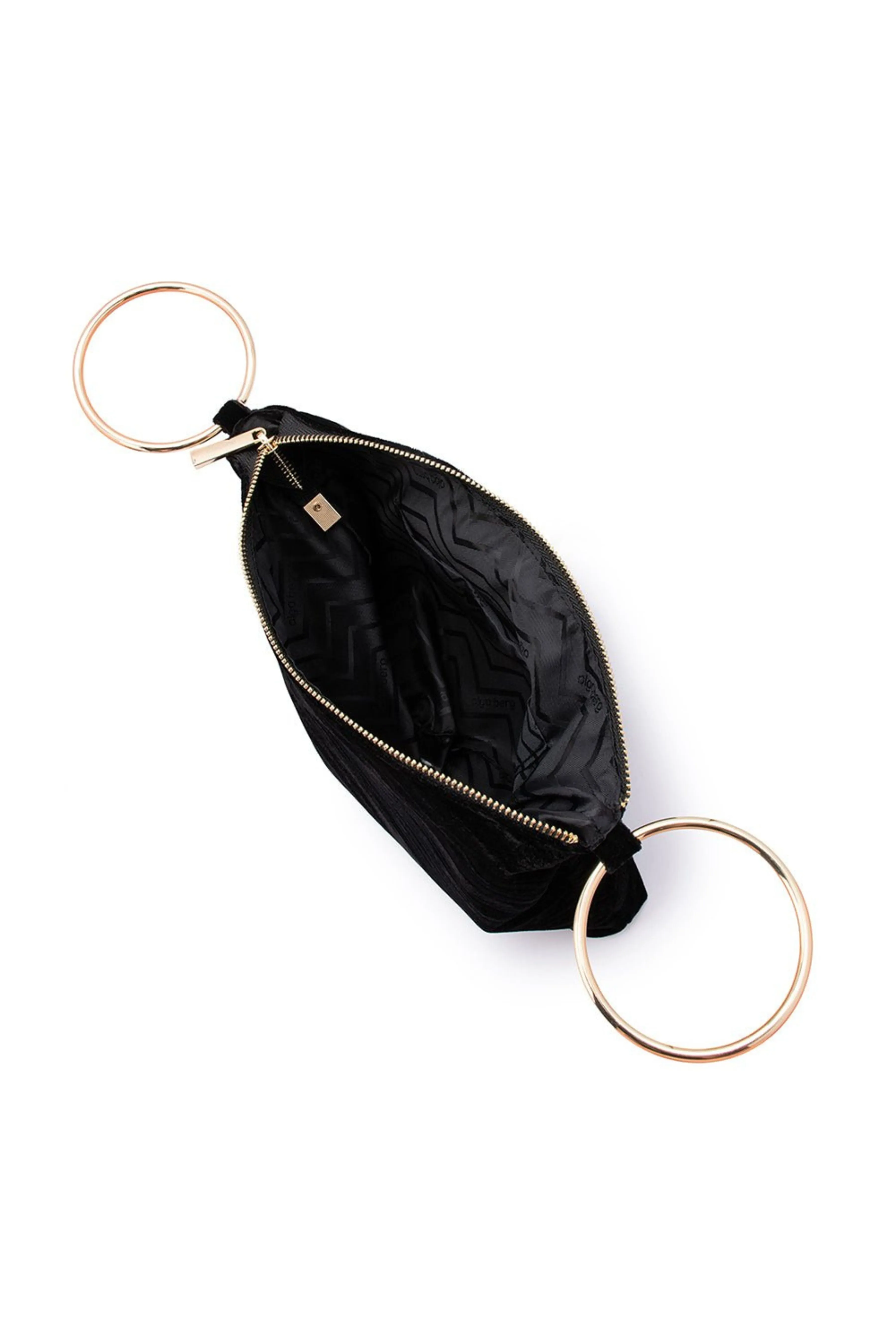 Jordi Velvet Convertible Bag - Black