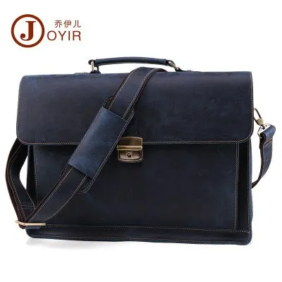 JOYIR Genuine Leather  Vintage Laptop Bag
