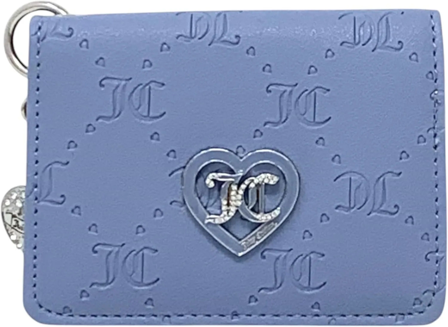Juicy Couture Women's Card Case (Only You and Me Slate Blue)