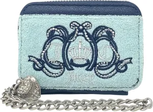 Juicy Couture Women's Square Zip Around Wallet with Wrist Strap