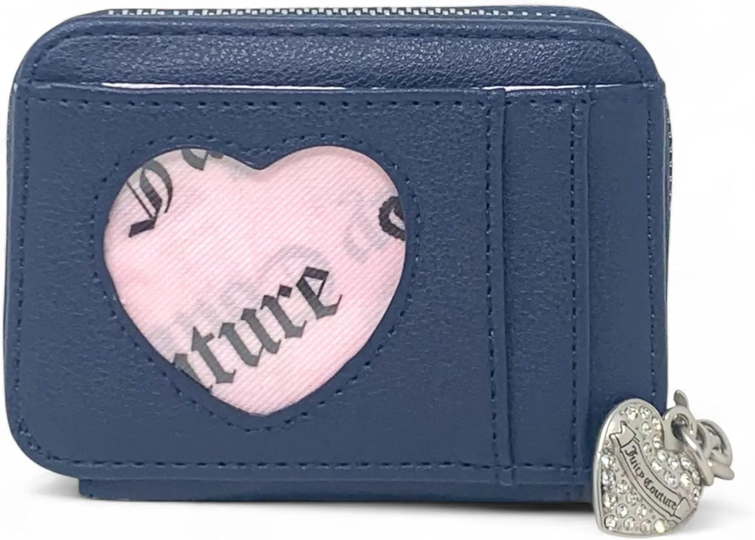 Juicy Couture Women's Square Zip Around Wallet with Wrist Strap