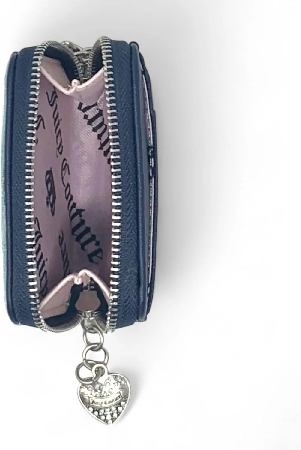 Juicy Couture Women's Square Zip Around Wallet with Wrist Strap